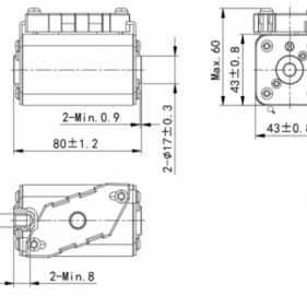 Предохранитель быстродействующий Cfriend, DBH8080EK, 1000VDC, 1C/A124, AR, 80А (аналог Bussmann 170M2002) - фото - 1