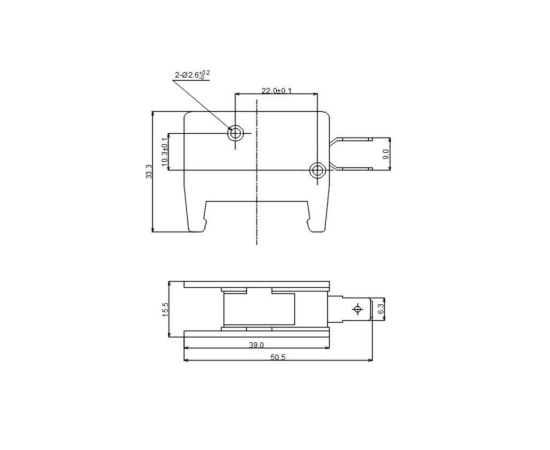 Микропереключатель IK69 к предохранителю CFH2100AK - фото - 1